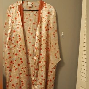 Silk bathrobe